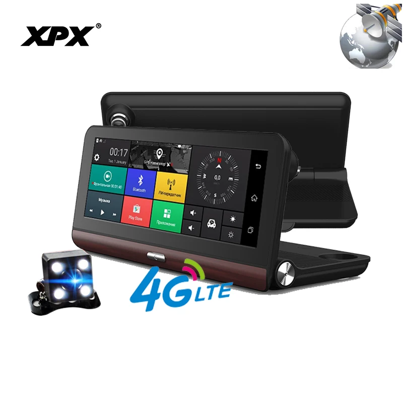 Goedkoop DVR XPX ZX878 Dash cam Achteruitrijcamera Auto dvr 3 in 1 Radar GPS DVR Full HD 1080 p dashcam Radar detector Auto camera
