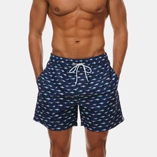 Летние мужские Пляжные штаны для отдыха, шорты, быстросохнущие пляжные шорты, мужские купальные костюмы Sunga, мужские плавки для серфинга, плавки для плавания