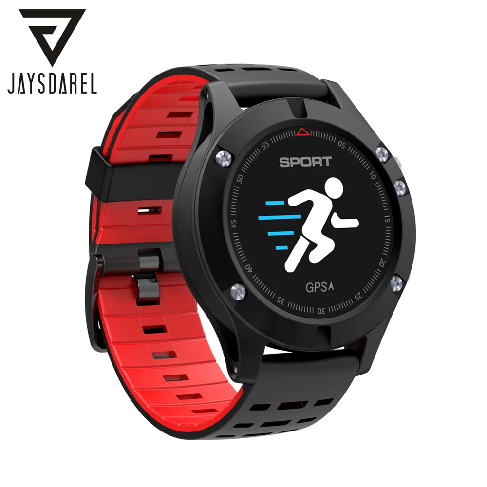 

JAYSDAREL Smart Watch NO.1 F5 Heart Rate Monitor GPS Multi-Sport Mode OLED Altimeter Bluetooth Fitness Tracker for Android iOS
