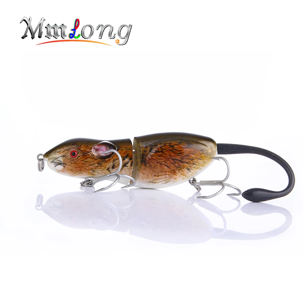

Mmlong 3.5" New Mouse Fishing Lure High Quality Artificial Crankbait RAT2 20.6g Hard Fishing Rat Bait Tackle Wobbler Lures