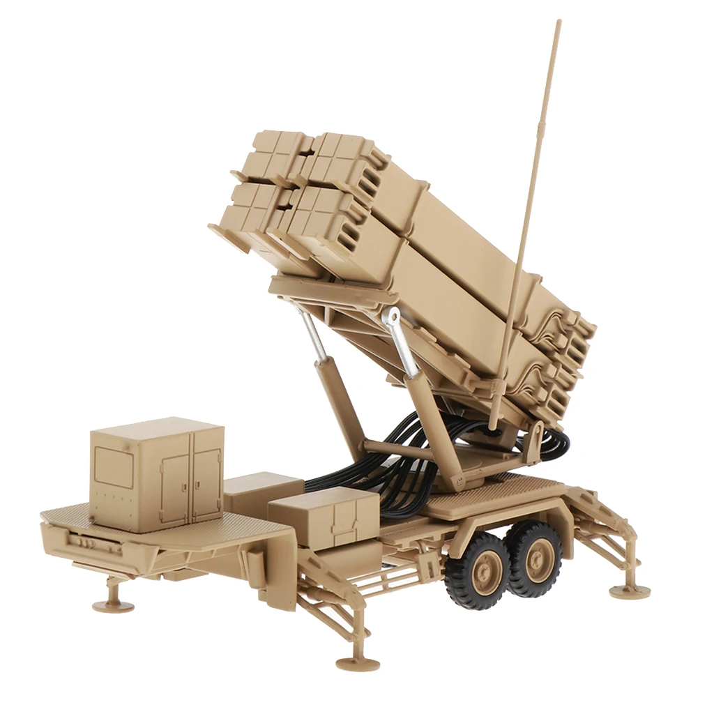 

1/72 Anti Aircraft Missle Launcher Model, Army Military Vehicles Playset, Collection Toy Gifts