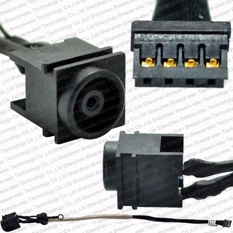 3 pieces/lot Originak Laptop DC Power Jack Socket Cable Wire connector for Sony VAIO VPCEC M980 PCG-61111M 356-0101-6592-A(LA) | Компьютеры