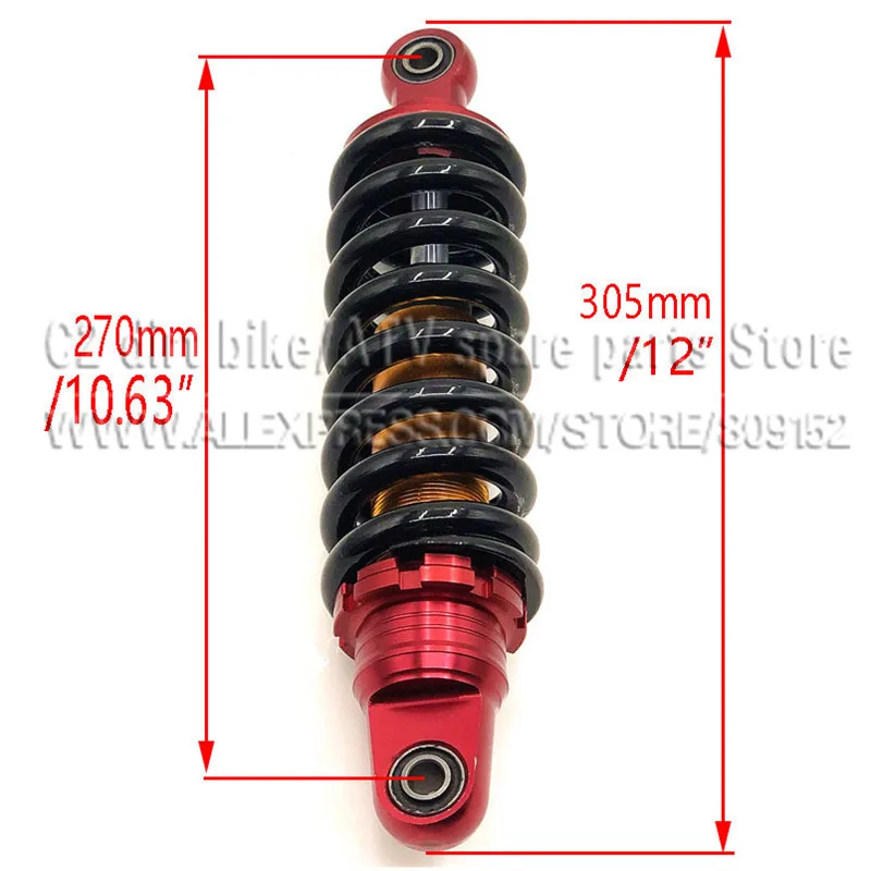 

CRF50 dirt pit bike 270mm Motorcycle Shock Absorber Rear Suspension Motor Scooter ATV Quad
