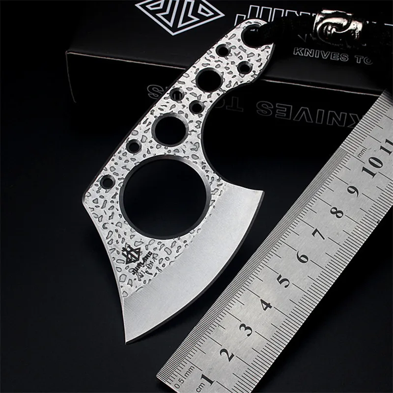 

2018 New Hot Sale High Hardness All-steel Outdoor Tactical Small Hunting Knives Wilderness Survival Mini Axe Knife EDC Tools
