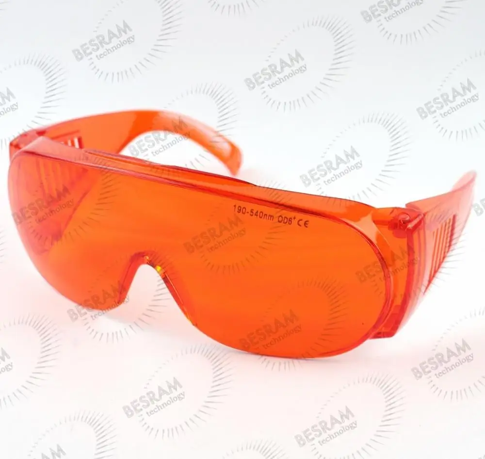 Laser goggles protective 200 540nm 532nm green eyewear glasses OD6+ CE