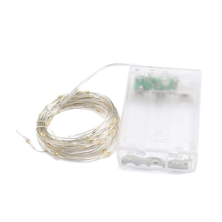 

Led strip RGB Copper Wire LED String lights Waterproof Led string Holiday lighting For Christmas Tree Wedding Party Decoration