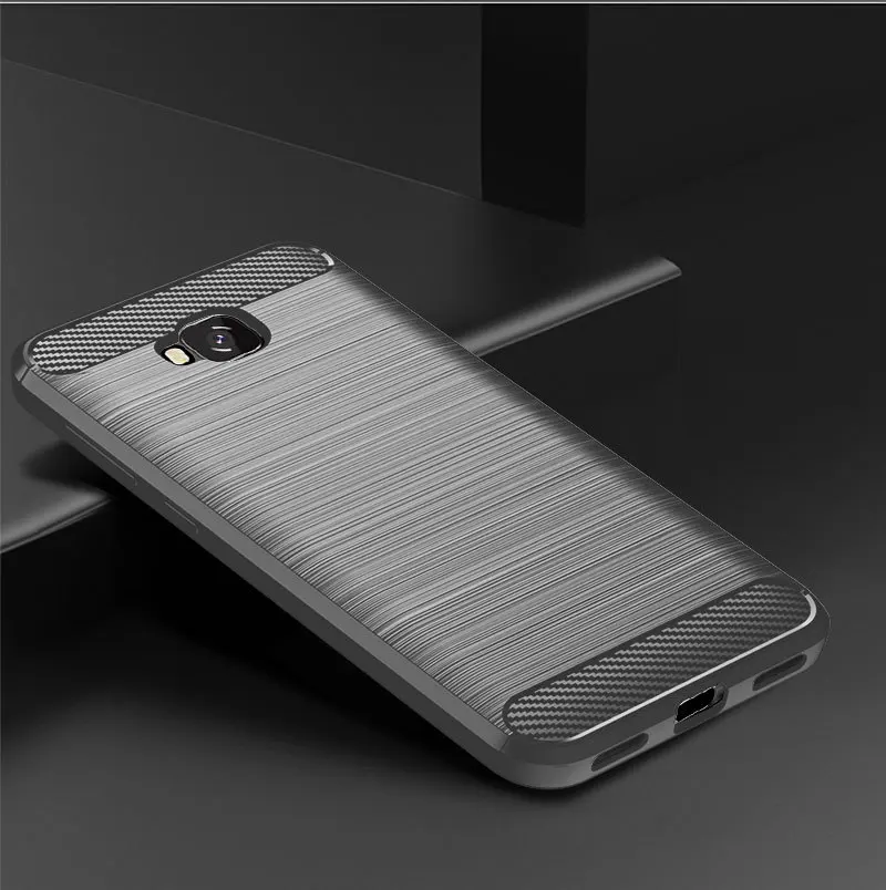 Чехол для Asus ZenFone4 Selfie ZB553KL из матового углеродного волокна ТПУ силиконовый чехол