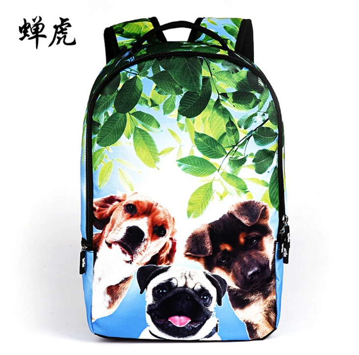 

New brand cute french bulldog school bags for kid zoo school backpack lovely dog schoolbag mochila infantil escolar sac a dos