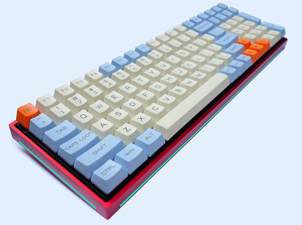 Keycap,Skyblue2,Red