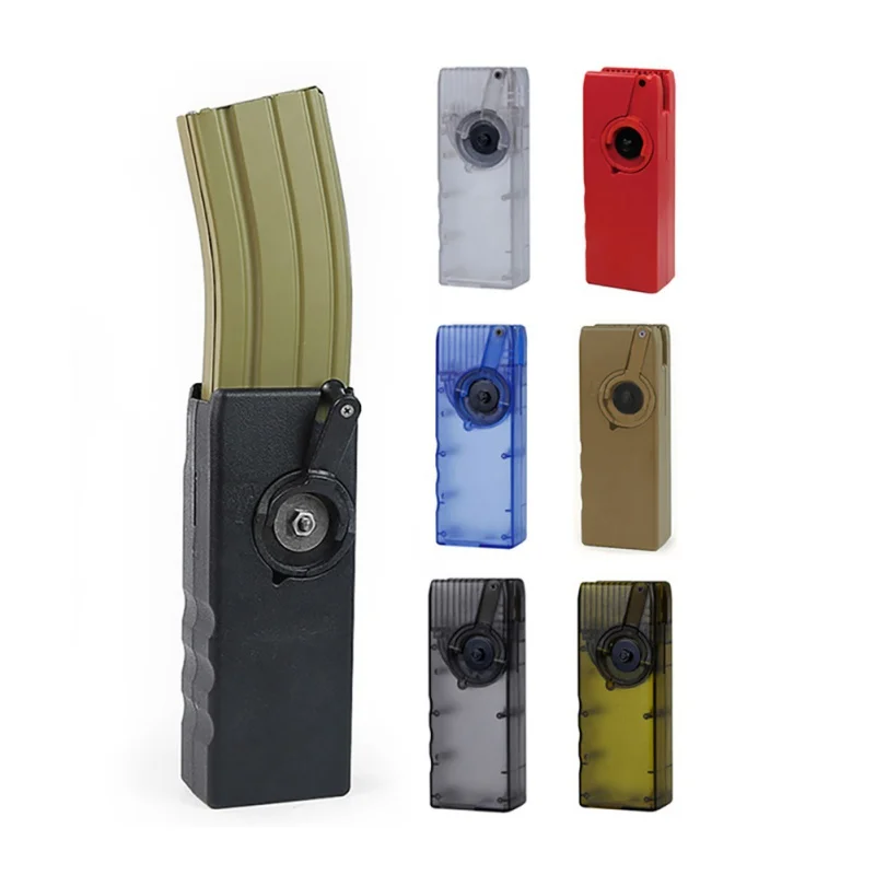 

*Tactical Airsoft 1000rd Rounds Plastic BB Speed loader Quick Loader Hunting Magazine
