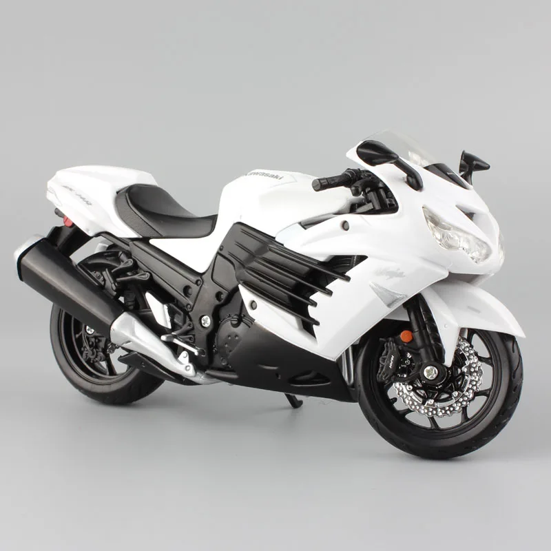 1:12 модель Maisto миниатюры Kawasaki Ninja ZX-14 14R ZZR1400 металлический литьё под давлением модельных Спорт Мотоцикл Велосипед игрушечные мотоциклы для детей - Цвет: Kawasaki Ninja ZX-14