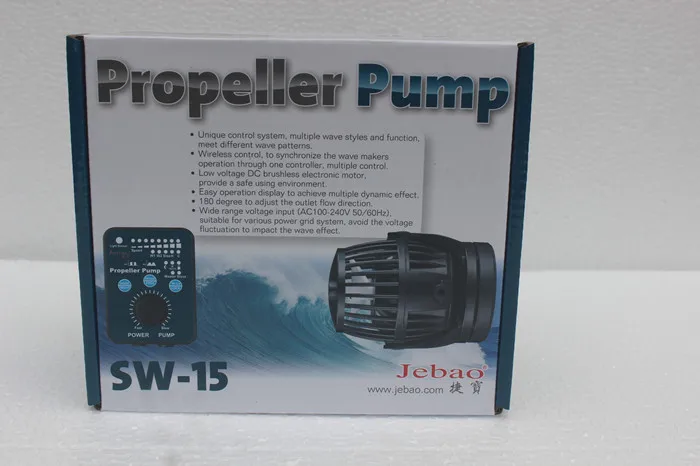 Jebao Wave Maker для морских коралловых рифов бак потока для серфинга насос RW-4 RW-8 RW-15 RW-20 SW-2/SW2 SW-4/sw4/SW8/SW-8/SW15/SW-15 - Цвет: SW-15