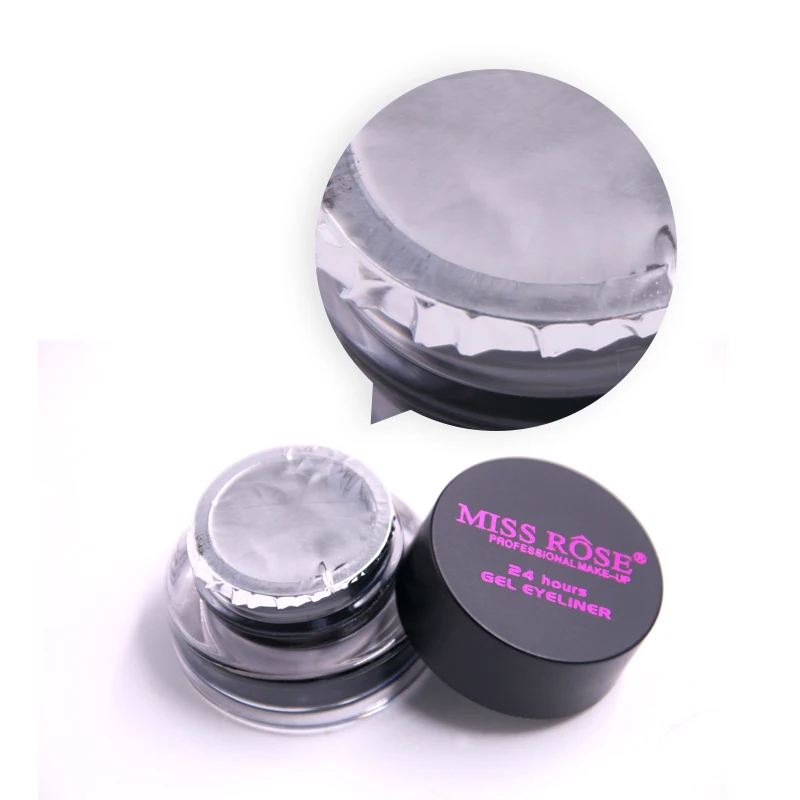 Miss Rose черная и коричневая Профессиональная подводка Подводка для глаз 24 продолжительное время водонепроницаемый макияж