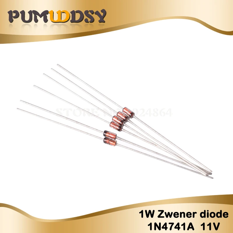 100PCS 1W 11V 1N4741A 1N4741 DO 41 Zener diode|Integrated Circuits ...