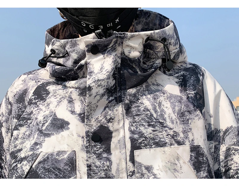 Patchwork Oversize Windbreaker Pullover Jackets Male Coats Vintage Varsity Jacket Men  (12)