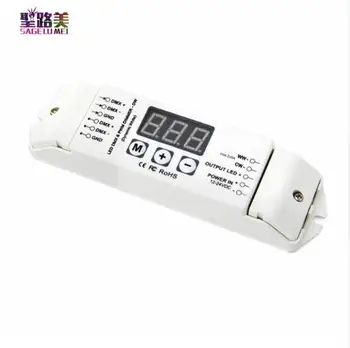 

BC-832 DC12V-24V constant voltage PWM DMX512/1990 led decoder 2 Channel DMX LED Controller 8A*2CH for WW / CW led lamp strips