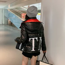 Куртка с капюшоном зимняя куртка для женщин parkas mujer Новая женская куртка верхняя одежда женская