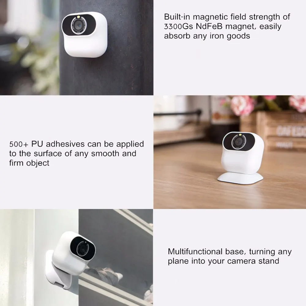 Оригинальная Xiaomi Xiaomo AI камера CG010 Mijia мини-камера на магните автопортреты жестовая съемка видео умный пульт дистанционного управления приложение