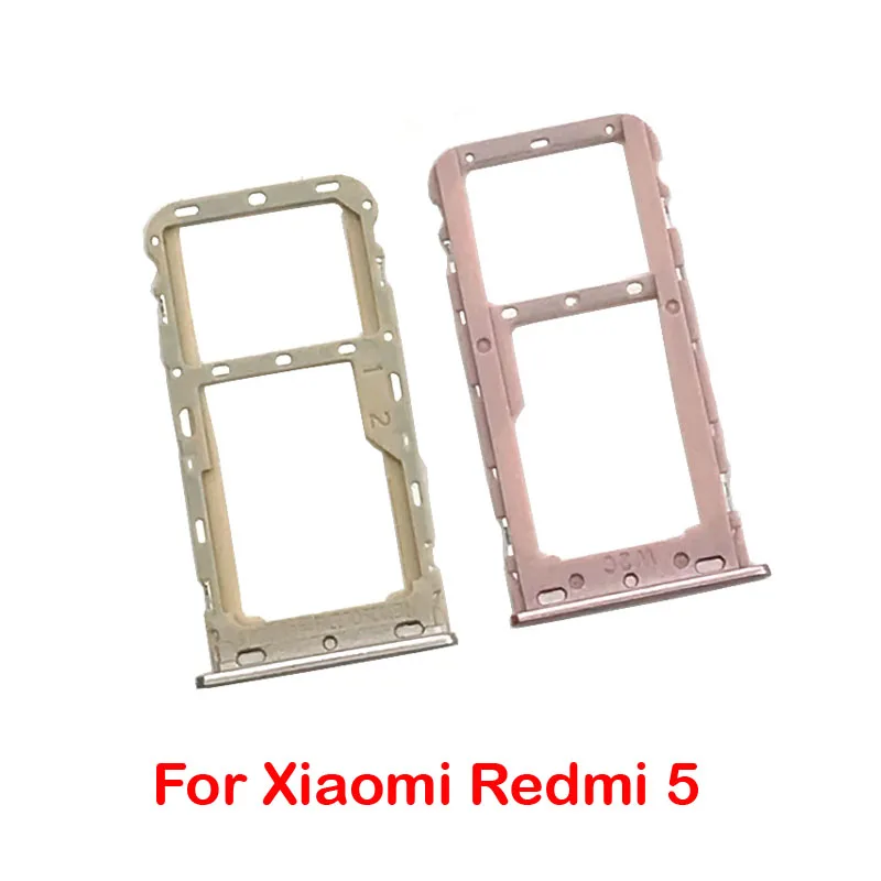 

Original New SIM Card Holder Slot Tray For Xiaomi Redmi 5 Note 5A Replacement Parts
