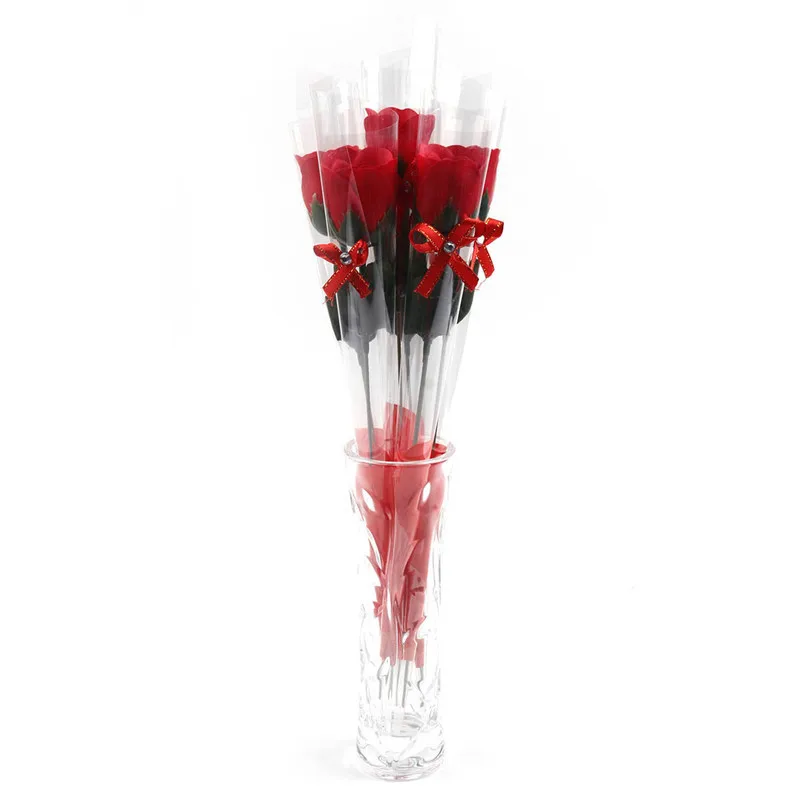 Günstig 30 teile paket Bad Rose Seife Blume Blütenblatt Für Hochzeit Valentines Tag Mütter Tag der Lehrer Tag Gesundheit Körperpflege Geschenke