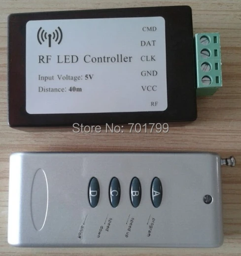 H802NA LED RF pixel контроллер Поддержка WS2811/WS281B/WS2801/TM1809/INK1003/APA102/TM1812/LPD6803/ | Лампы и