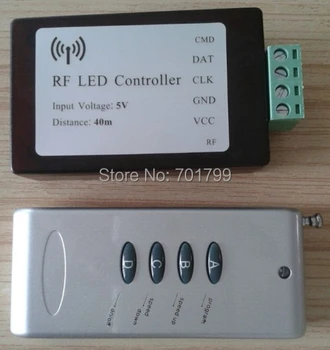 

H802NA;LED RF pixel controller;support WS2811/WS281B/WS2801/TM1809/INK1003/APA102/TM1812/LPD6803/