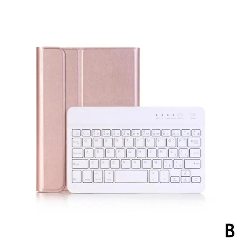 Protective Case With Bluetooth Keyboard For Ipad Wireless Bluetooth Keyboard For Ipad 9.7 Inch Case With Pencil Holder - Цвет: B