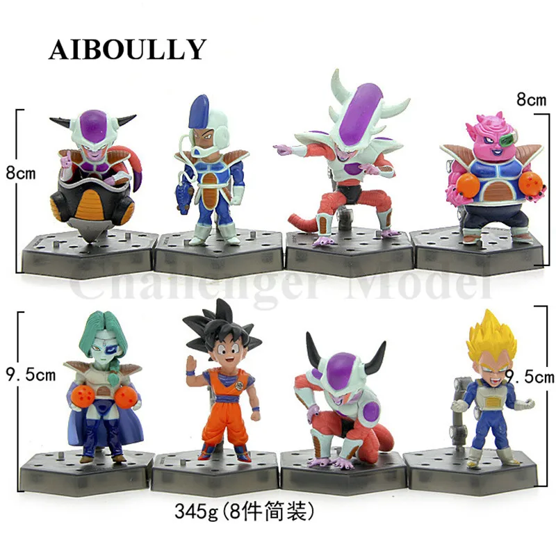 2017 NEW 8 pcs Anime Dragon Ball Super Saiyan Goku Action Figures Master Stars Piece Dragonball Figurine Collectible Model Toy