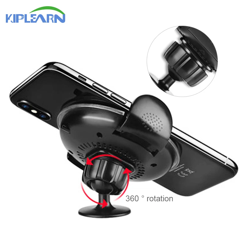 New style Best selling fast qi wireless car mount wireless car