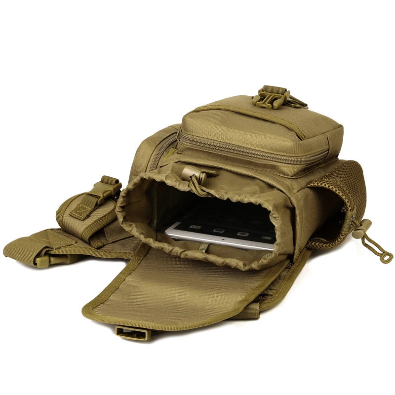 للماء النايلون كامو العسكرية السرج حقيبة الرجال التكتيكية عبر الجسم حقيبة كتف الصيد المشي تسلق في الهواء الطلق الرياضة حقيبة K304