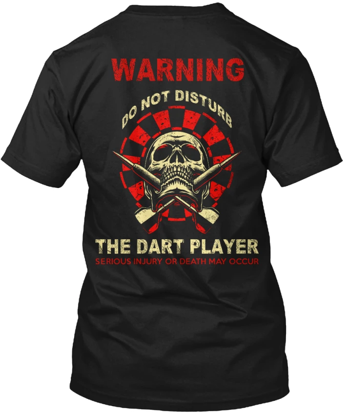 Die Dart Player Beliebt Tagless T T Shirt Kurzarm Oansatz 100