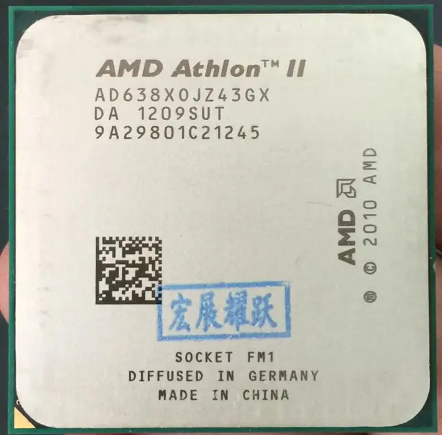Procesador de escritorio AMD Athlon II X4 638 FM1 Quad-Core, 100% de CPU que funcionan correctamente Procesador de escritorio AMD Athlon II X4 638 FM1 Quad-Core, 100% de CPU que funcionan correctamente