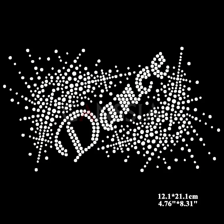

6pcs/lot Shiny dance design hotfix rhinestone,heat transfer rhinestone for garment,iron on motif rhinestone for diy(ss-4513)
