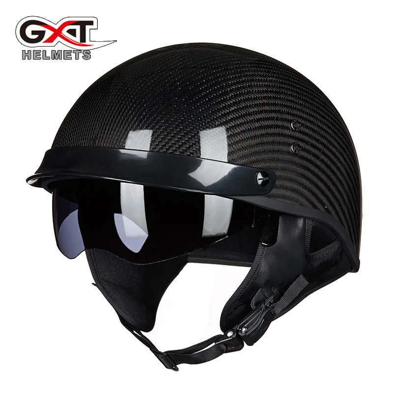 GXT 510 half face harley motorcycle helmet carbon fiber open face vintage moto helmet chopper scooter racing motorbike helmets GXT 510 half face harley motorcycle helmet carbon fiber open face vintage moto helmet chopper scooter racing motorbike helmets