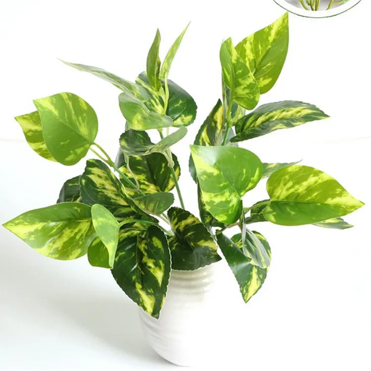 

Artificial Plants Grass Plastic Flower Artificial Turtle Leaves Wall Green Plant Accessories Material Potted Plant Glued Leaves