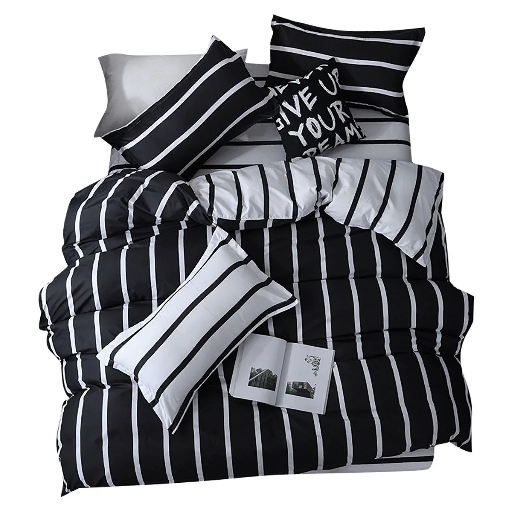 GajjarThree-кусок одеяла наволочка простой жизни полный Size19Mar6Cotton льняная наволочка QuiltCover простыня четырех частей постельные принадлежности