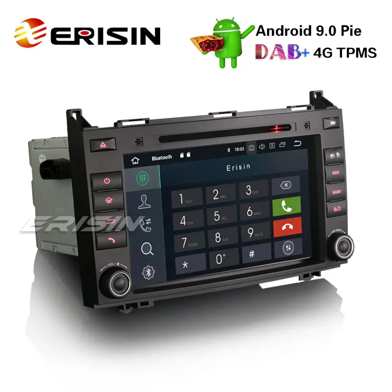 Clearance Erisin ES4821B 8" DAB+ Auto Radio 4G Android 9.0 Pie Car DVD Player SD GPS for Benz Sprinter Viano Vito 0 Clearance Erisin ES4821B 8" DAB+ Auto Radio 4G Android 9.0 Pie Car DVD Player SD GPS for Benz Sprinter Viano Vito 0