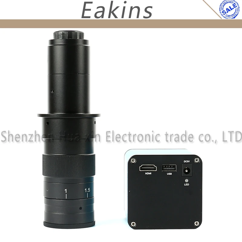 Autofocus 1080 p 60FPS SONY SENSOR IMX290 HDMI Video Industrie Autofocus Microscoop Camera + 180X C-Mount Lens voor PCB Reparatie Autofocus 1080 p 60FPS SONY SENSOR IMX290 HDMI Video Industrie Autofocus Microscoop Camera + 180X C-Mount Lens voor PCB Reparatie