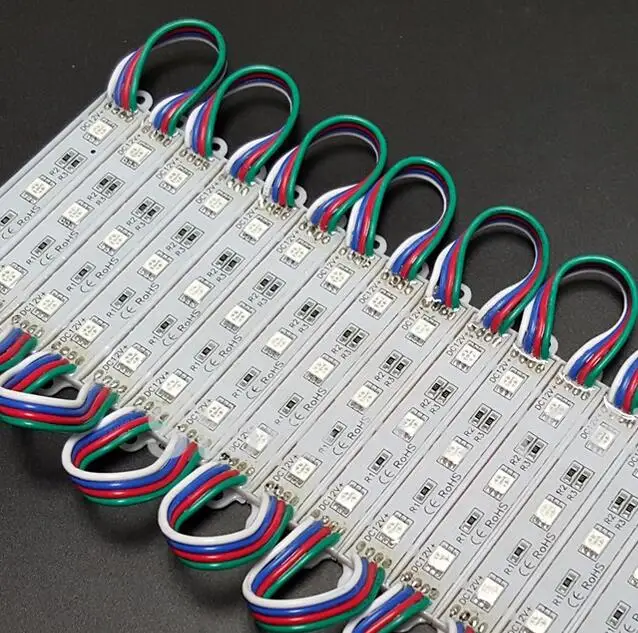 

Waterproof DC12V Super Bright 7512 5050 3SMD RGB LED Module Strings Light Channel Sing Letter