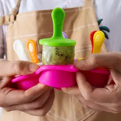 7 отверстий фруктовое встряхивание аксессуары DIY домашнее мороженое мяч форма под лед Pops форма для сладостей пищевой портативный кухонная