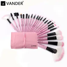 Vander Pro 22pcs set Pink Makeup Brushes Kits For Women Make Up Eye Face Lip Cosmetic