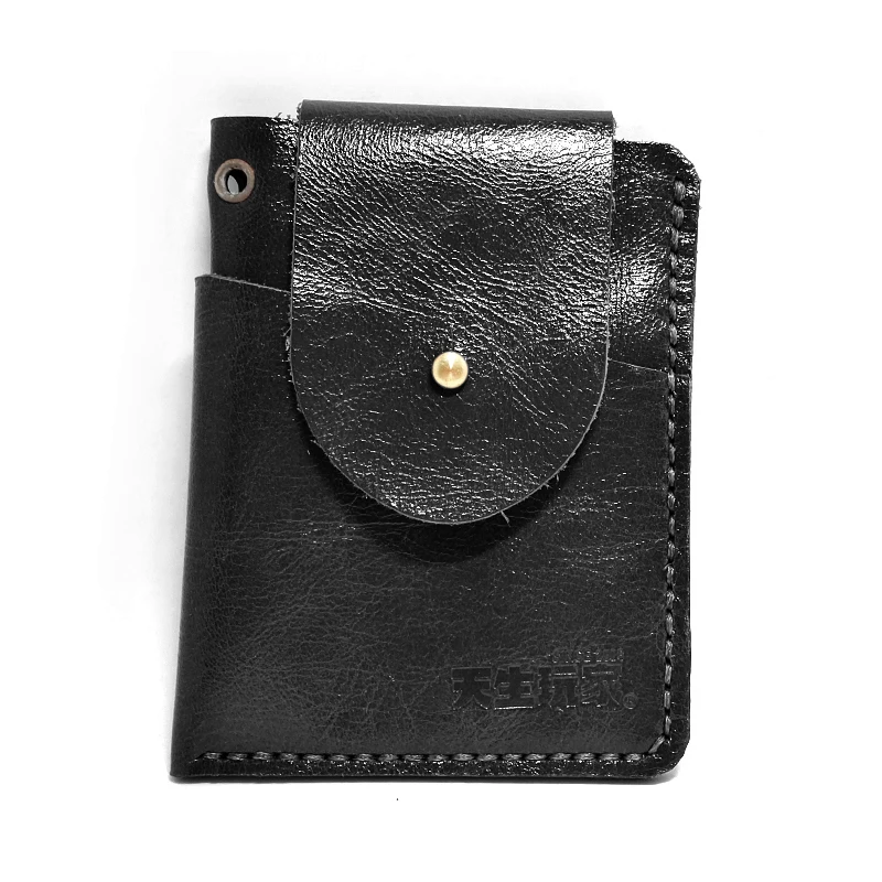 H948 наружный первый слой из кожи многоразовый многофункциональный бумажник кобура edc Открытый кожаный кошелек