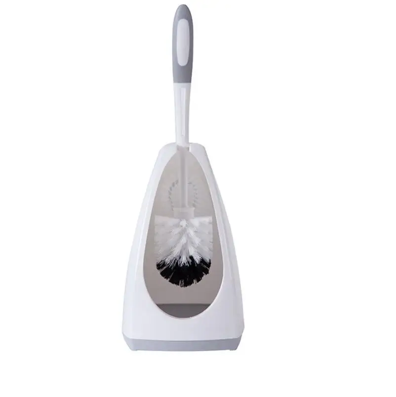 

Creative Toilet Brush Set Household Chores Double-end Brush No Dead Corner Toilet Brush Plastic Toilet Brush Holder