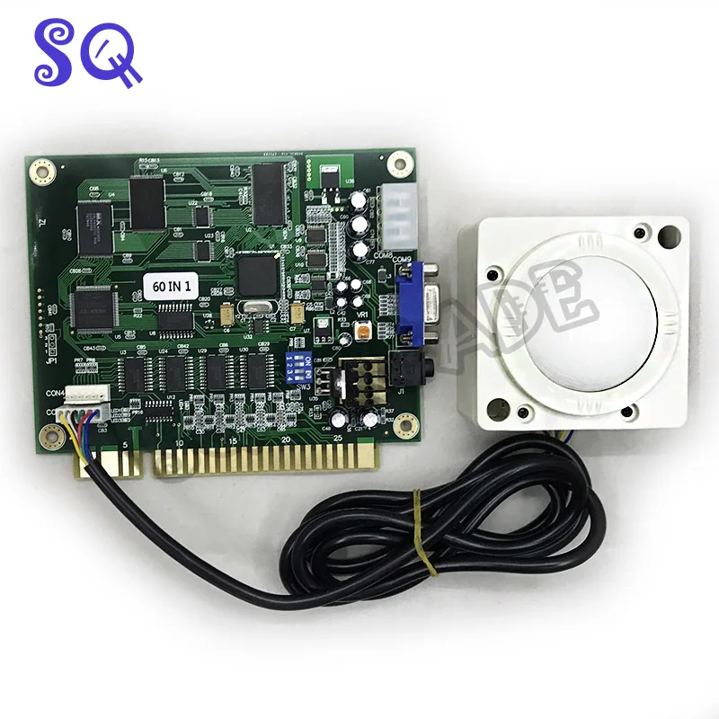 Классическая игровая печатная плата Jamma 60 в 1 с трекинговым шариком диаметром 2
