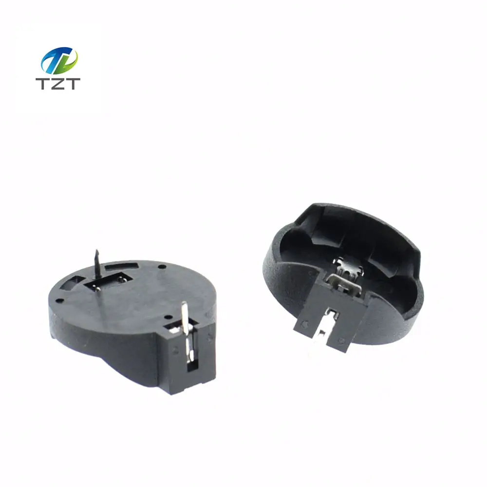 

100PCS Battery Button Cell Holder Socket Case CR2032 cr2032 battery holder 2032