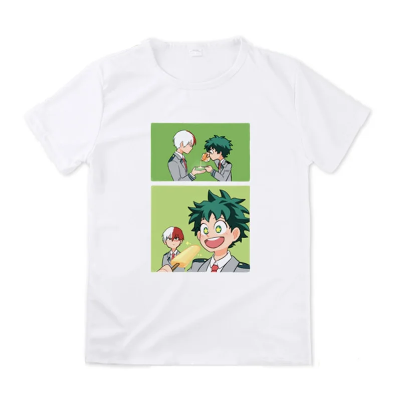 

High-Q unisex Boku no Hero 2019 T Shirt my hero academia Tees T-Shirt tshirt Harajuku Yoh Asakura Midoriya Izuku t-shirt