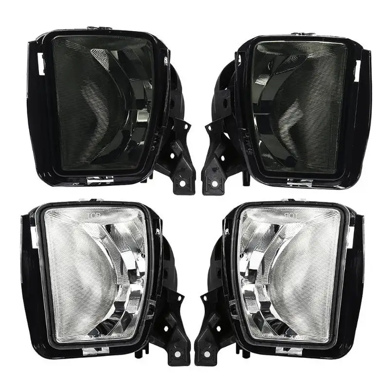 

VODOOL 2Pcs Car Replacement Front Bumper Fog Light Auto Fog Lamp Assembly With Bulbs Car Styling For Dodge RAM 1500 2013-2018