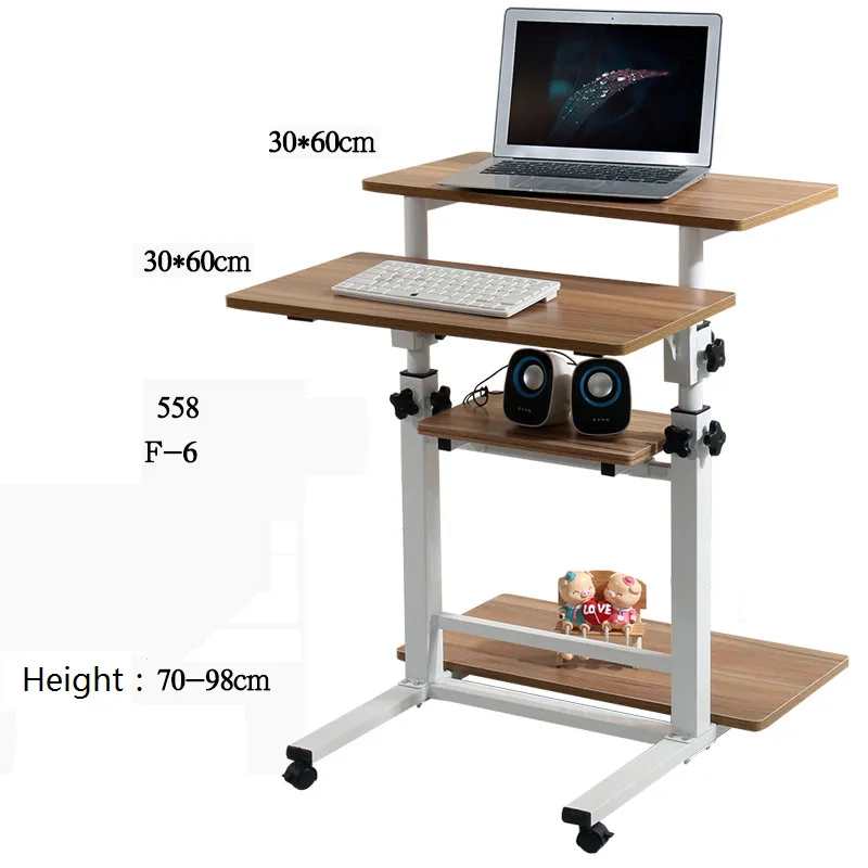 Para тетрадь Bureau Meuble кровать стоящая таволо маленький Tafelkleed Dobravel Mesa Tablo регулируемый стол для учебы компьютерный стол - Цвет: Number 8
