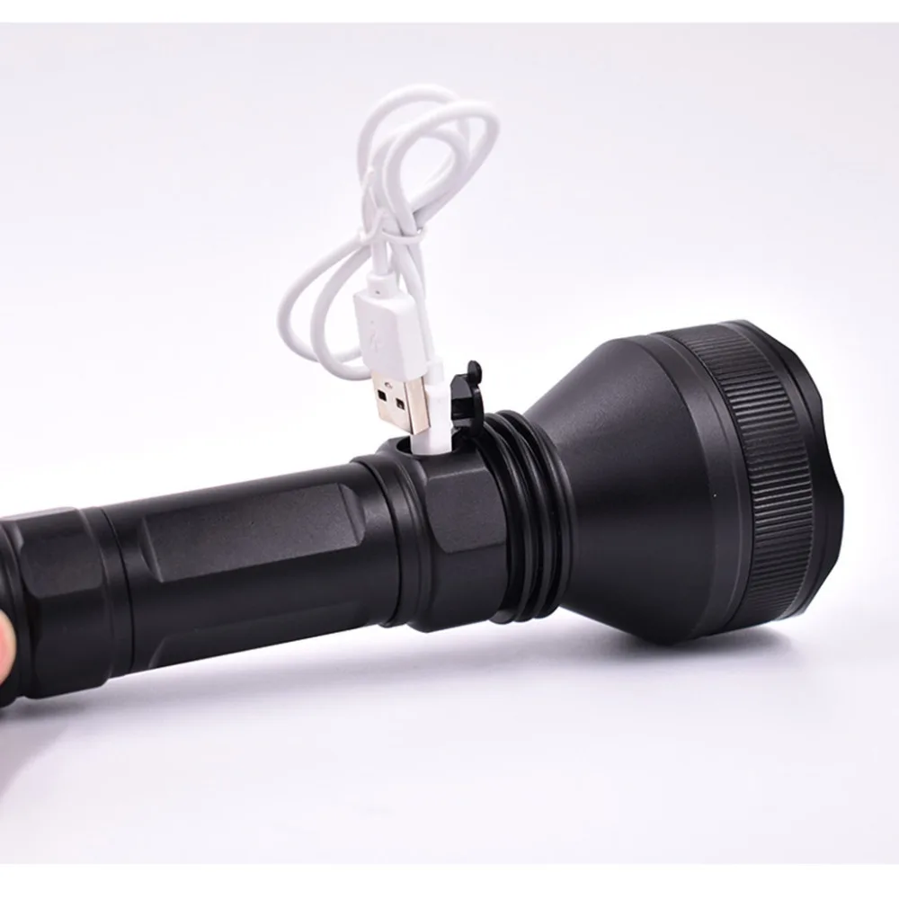 Glare Torch Led Light Torch Multi-function Flashlight Rechargeable Super Bright Xenon Lamp 1865016650 Zaklamp 40AP22 (3)