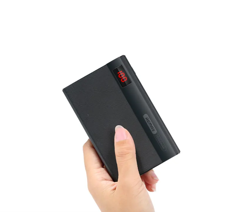 Remax RPP-53 внешний аккумулятор, 10000 мА/ч, двойной USB аккумулятор, внешний аккумулятор 18650 для Iphone se, Xiaomi redmi 4x, портативный аккумулятор